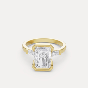 <b>Unique</b> Design <b>Engagement</b> Lab Grown Diamond <b>Ring</b> Elegant Fine Jewelry for Women Wedding Proposal and Anniversary Gift for Sale - Product Image 4