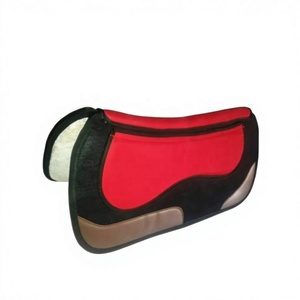 Premium Quality Western English Horse Riding Saddle <b>Pad</b> Comfortable Customized Color Canvas Polycotton Leather <b>Felt</b> Fleece Mink - Product Image 1