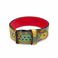 Ceinture de soutien dorsal en cuir Anime pour entraînement de gym et pompes, avec double crochets personnalisables