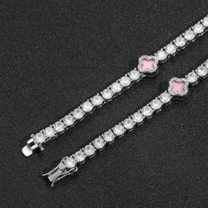 Best Quality Custom Moissanite Tennis Bracelet <b>for</b> <b>Men</b> Women 925 Silver Hip Hop Jewelry <b>for</b> Wedding and Anniversary Gifts - Product Image 5
