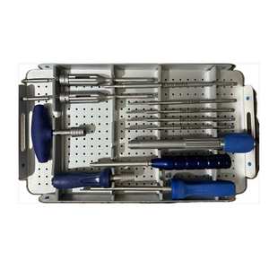 ชุดเครื่องมือผ่าตัดกระดูกและข้อสำหรับการยึดตรึงกระดูกและผ่าตัดบาดแผล พร้อมถาดสำหรับใช้ในโรงพยาบาลและคลินิก - Product Image 3