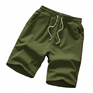 Shorts décontractés d'été pour hommes, style délavé à l'acide, pour le sport, le jogging, vintage, effet usé, shorts de sport en molleton. - Product Image 1