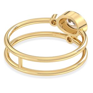 Anillos de compromiso de plata de ley 925 con moissanita REYES a precio mayorista para mujer, anillo de promesa de lujo, joyería fina. - Product Image 4