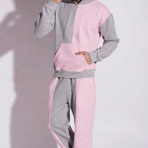 Fashionable Custom Distressed Street Wear <b>Tracksuits</b> For Men With Embroidery 100% Cotton Two-Piece Winter Hip Hop Sweat Suit Set - Product Image 2