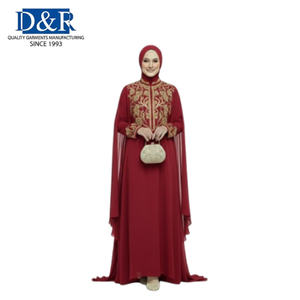 Abaya Grande Taille Femme Musulmane, Robe Malaisienne OEM, Vêtement Islamique Ample, Kaftan, Robe Longue, Vente en Gros, Grande Taille, Hijab, Vêtements Islamiques – Meilleure Vente - Product Image 1