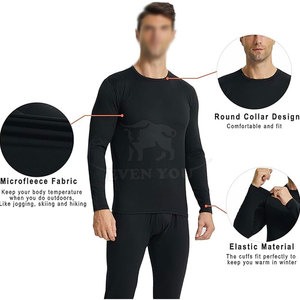 Camiseta Térmica Premium para Hombre 100% Algodón - Ecológica, Transpirable, Capa Base Cálida, Costuras Duraderas para Protección en Climas Fríos - Product Image 3
