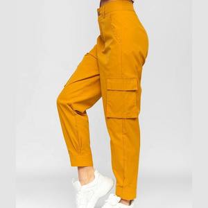 Pantalones cargo para mujer, pantalones deportivos casuales acampanados, ropa de calle, pantalones jogger de invierno, 100% algodón - Product Image 3