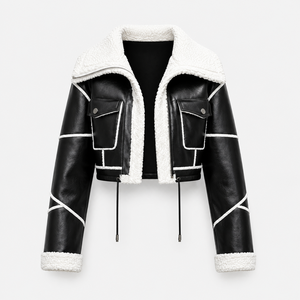 Women's <b>Jackets</b> Classic <b>Suede</b> Leather <b>Jacket</b> Lightweight Outerwear Stylish Slim Fit Soft Touch Daily Wear - Product Image 1