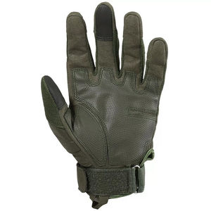 Gants tactiques en cuir pleine main de haute qualité pour les sports de plein air, le cyclisme, la chasse, l'entraînement - Antidérapants et compatibles avec les écrans tactiles - Product Image 2