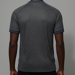 Nouveau maillot de football personnalisé, logo brodé sur mesure, manches courtes, sublimation par transfert thermique, unisexe, respirant - Product Image 3