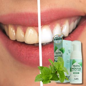 Pasta Dental Mousse de Menta Natural OEM ODM con Hexapéptido y Xilitol - Product Image 1