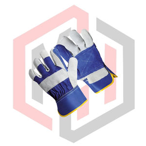 ถุงมือทำงานอเนกประสงค์ หนังเต็มฝ่ามือ ทนทานต่อการฉีกขาด ระบายอากาศได้ดี ปราศจากซิลิโคน ปราศจากแป้ง ป้องกันความร้อน ป้องกันการบาด - Product Image 4