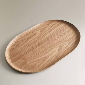 Plateau de service en bois d'acacia massif, plateau à thé et café, fabrication directe du fabricant - Product Image 3