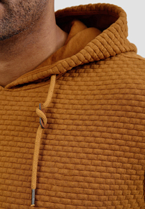 Sweat à capuche zippé pour homme, style streetwear, doublure polaire respirante, coupe oversize, mode décontractée, durable, fournisseur OEM ODM marque privée - Product Image 6