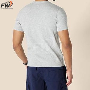 Nouveauté : T-shirt décontracté pour homme, manches courtes, qualité supérieure, style streetwear, 100% coton avec polyester, coupe confortable - Product Image 5