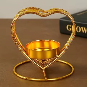 Portavelas Decorativo de Metal para Velas de Té, Portavelas Votivas Premium para Mesa de Comedor, Dormitorio, Sala de Estar, Eventos, Festivales, Decoración - Product Image 2