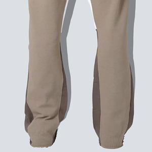 Premium Quality Cotton Fleece Fabric Made <b>Flare</b> Pants & <b>Trousers</b> Windproof Outdoor Fashion Wear Loose Fit <b>Flare</b> Sweatpants - Product Image 4