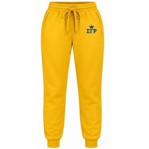 กางเกงวอร์มกีฬาผู้หญิง Custom Sigma Gamma Rho ลายตัวอักษรกรีก ผ้าฟลีซ สวมใส่สบาย ลำลอง ขายส่ง ชุดกีฬา - Product Image 1
