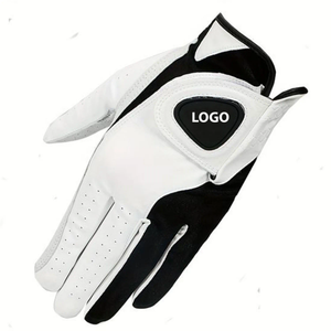Gants de golf pratiques avec empiècements en peau de mouton et cuir de cabretta pour une adhérence sécurisée, coutures durables et résistantes. - Product Image 1