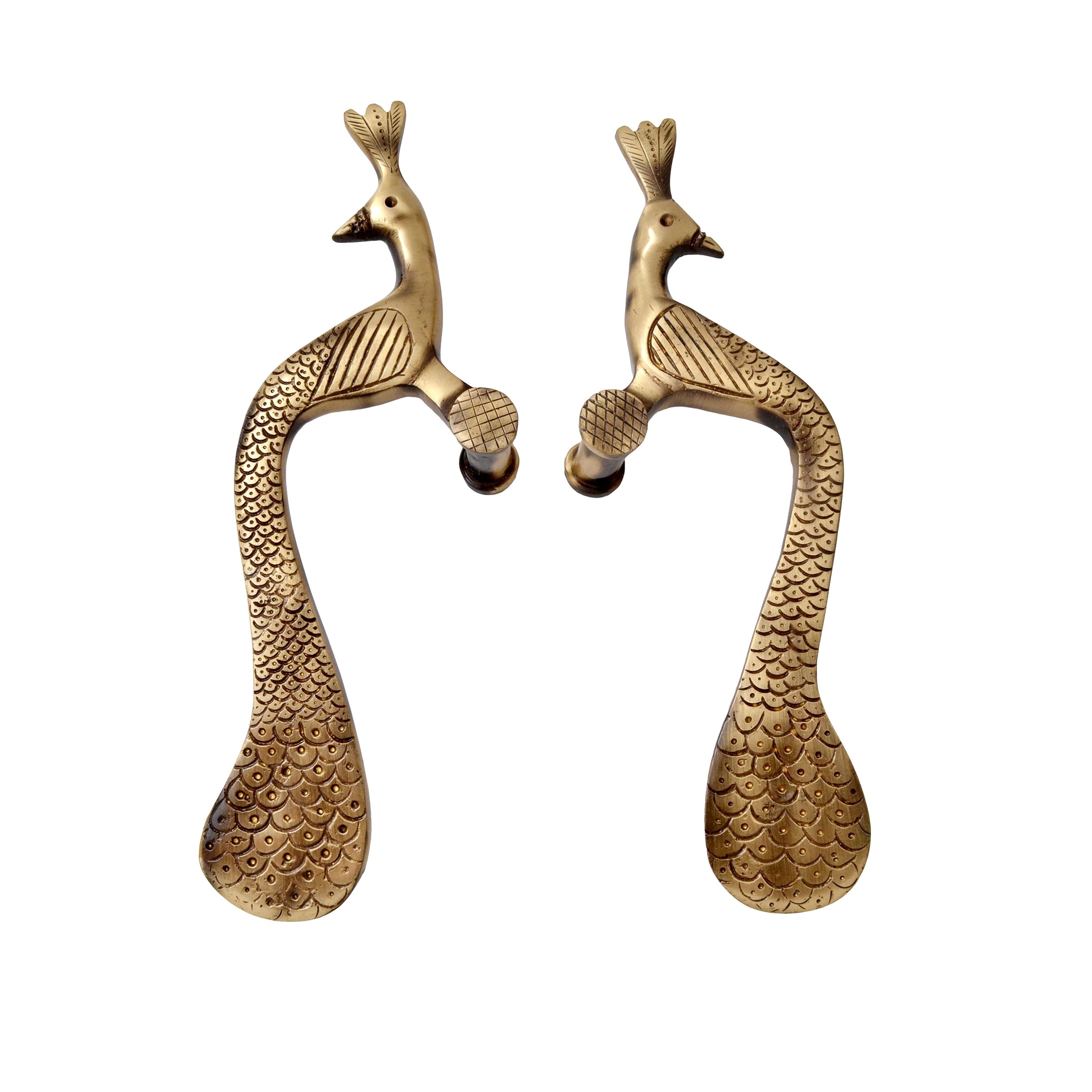 Brass Door Handle Elegant Solid Brass Pull Handle Stylish Durable Handle
