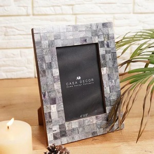 Handmade Bone Photo <b>Frame</b> 4x6 Inch Rectangular Rustic Tabletop <b>Picture</b> <b>Frame</b> Vertical - Product Image 1