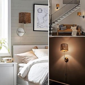 Bamboo Rattan Lampshade Pendant Hanging Light Shade for Interior Decorative <b>Lighting</b> Wholesale Made by KingCraftViet - Product Image 3