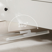 Balai magique en acier inoxydable MOP31 et raclette à vitres, logo personnalisable, grattoir à sol en silicone, outil de nettoyage des fenêtres