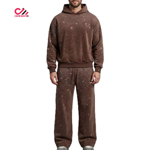 Diseña Tu Propio Chándal Deportivo para Hombre, Invierno, Lavado Ácido, con Pedrería, Totalmente Personalizable, Transpirable y Ligero - Product Image 2