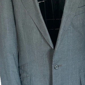 Blazer de costume sur mesure pour homme, à manches longues, en polyester et rayonne, coupe ajustée, style grec, idéal pour le bureau ou les occasions formelles - Product Image 4