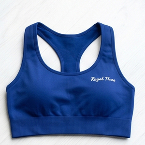 Regal Three Yoga Set <b>Women</b> Racerback Bra <b>Top</b> High Waist Full Length Leggings Seamless Athletic Wear 2 Piece Set Yoga Legging Bra - Product Image 4
