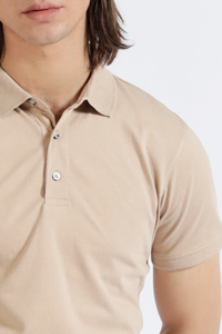 เสื้อโปโลผู้ชายแขนสั้นทรงหลวม ผ้าฝ้ายถัก 100%  ลายเรียบ  โลโก้แบบกำหนดเอง  สไตล์โดดเด่น - Product Image 6