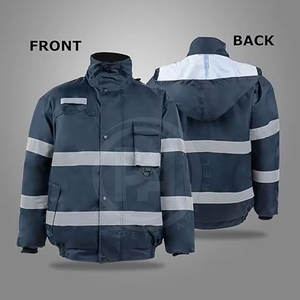 Chaqueta de seguridad de alta visibilidad con diseño personalizado, fabricada en Pakistán, en venta. - Product Image 2
