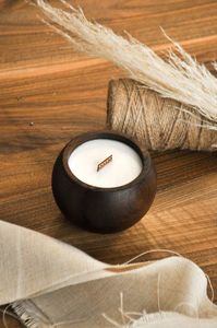 Premium Wooden Wax Jar Container For Candle Gift Packaging With Elegant Design And Long Lasting Craftsmanship - Product Image 6