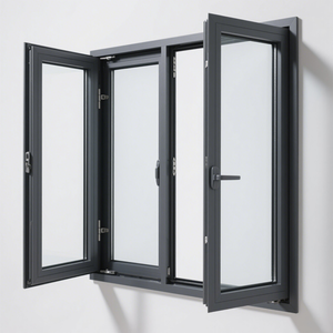 Puertas y Ventanas de Aluminio con Rotura de Puente Térmico Pasiva de Triple Capa y Doble Acristalamiento para Casas, de Alta Eficiencia Energética - Product Image 3