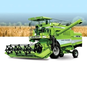 Cost effective used combine harvester <b>machine</b> powered by engine for wheat rice peanut garlic and potato field harvesting - Product Image 2