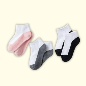 Chaussettes bébé en coton fabriquées au Vietnam, anti-odeur, respirantes, pour usage quotidien, sûres, décontractées, coupe basse, vente en gros, style doux, direct usine - Product Image 1