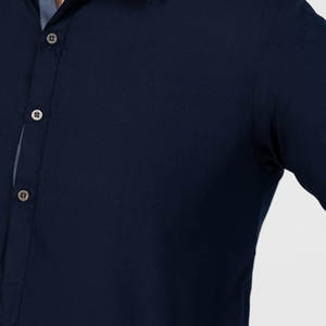 Slim Fit Men's Kurta Pajama <b>Slate</b> Blue Traditional Shalwar Kameez Elegant Soft Fabric Men’s Ethnic Wear 2-Piece Set - Product Image 5