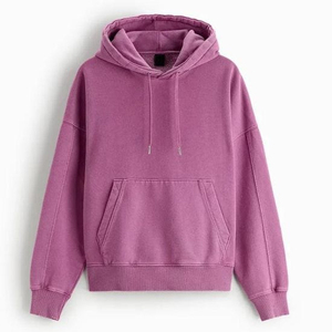Sweat-shirts pour hommes personnalisés avec logo, de haute qualité, en molleton 100% coton, teinture unie, 350g, épaules tombantes, coupe ample, écologiques - Product Image 4