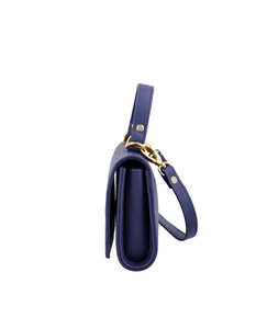 Bolso de Mano Elegante para Mujer 2025, de Cuero Genuino Suave de Alta Calidad, Impermeable, con Logotipo Personalizado en Color Azul Poliéster - Venta al Por Mayor OEM - Product Image 4