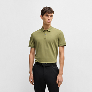 เสื้อโปโลผู้ชายแบบแห้งเร็ว เสื้อโปโลแขนสั้นผ้าฝ้ายสำหรับผู้ชาย - Product Image 6