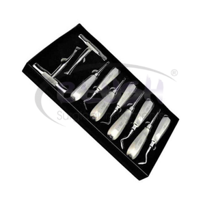 Juego de 18 piezas de alicates de ortodoncia dental, localizador de brackets y portaagujas de acero inoxidable, en estuche de cuero, color rosa quirúrgico - Product Image 4