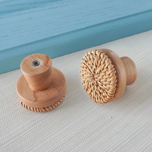 Best offer natural woven rattan door pull handle <b>for</b> sale <b>dresser</b> nightstand <b>knob</b> closet handles - Product Image 2