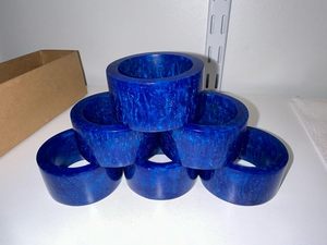 Anillo para Servilletas de Resina con Acabado de Mármol de Lujo para Hoteles, Restaurantes y Organizadores de Bodas, Colección Hecha a Mano - Product Image 3