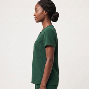 Tenues de Travail Personnalisées pour le Personnel Médical des Hôpitaux / Chemises de Travail pour Infirmières / Chemises de Travail à Col en V pour Femmes - Product Image 5