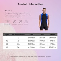 Combinaison de bain une pièce pour homme, combinaison de sport, maillot de bain pour la natation en piscine, le surf, la plongée, la course et l'entraînement