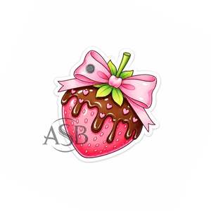 Strawberry Bow Lash Tile Acrylic Sustainable Eyelash Extension Palette Custom Logo <b>Chocolate</b> Covered Strawberry Lash Palette - Product Image 2