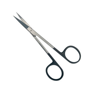 High Precision KNAP Iris Super Cut 4.5 Inch Steel Manual Surgical Scissors Straight Blade CE ISO Certified By <b>Blush</b> Surgical - Product Image 5