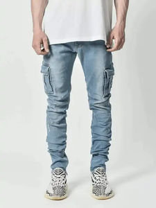 Jeans pour hommes de qualité supérieure, dernier design, 100% coton, vente en gros, couleur, taille et style personnalisés - Product Image 5
