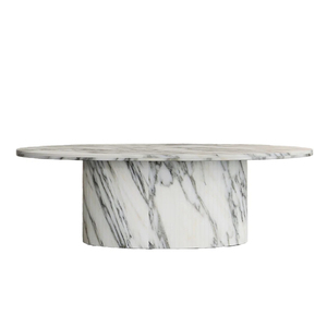Mesa de Comedor Raka de Madera de Teca Sólida, Duradera, Moderna y de Lujo, con Patas de Listones Cilíndricos, Elegante para Hogar, Hotel o Apartamento - Product Image 1