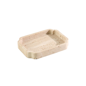 Nordic Modern Luxury Beige Marble Art Deco Multi-functional <b>Round</b> <b>Tray</b> Jewelry Storage for Home & Hotel Decoration - Product Image 5